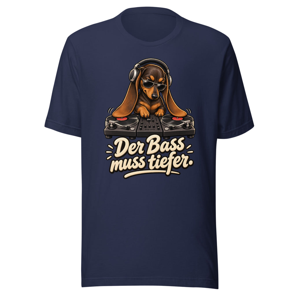 DJ Dackel – T-Shirt – großer Frontdruck