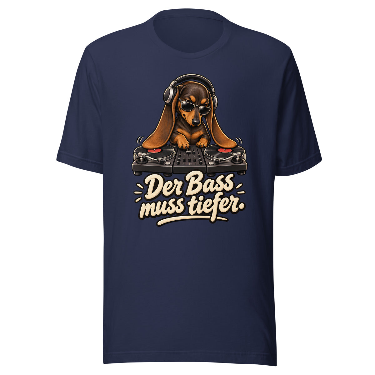 DJ Dackel – T-Shirt – großer Frontdruck
