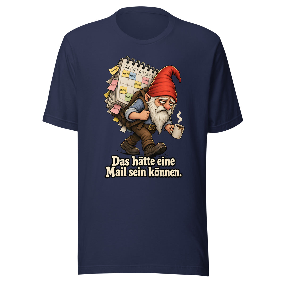 Meeting-Wichtel – T-Shirt – großer Frontdruck
