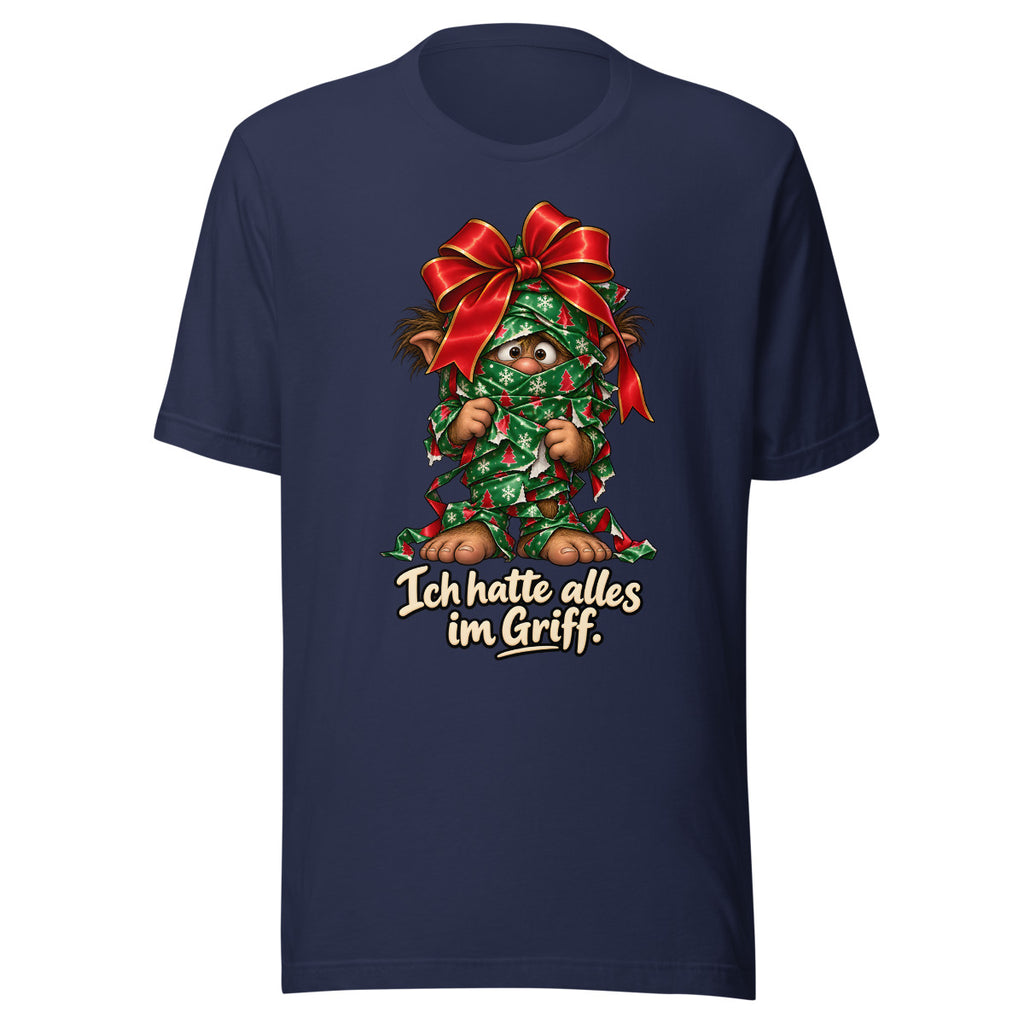 Geschenkpapier-Endgegner – T-Shirt – großer Frontdruck