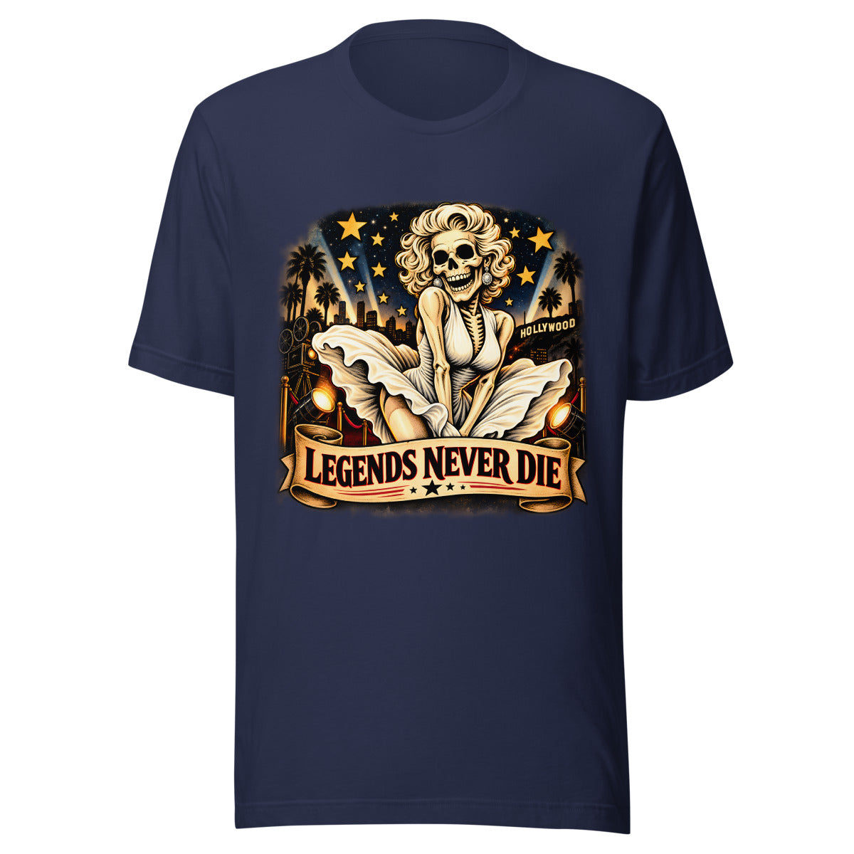 Legends Never Die – T-Shirt – großer Frontdruck