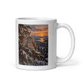 Wintereulen im Tannenwald – Tasse 11oz