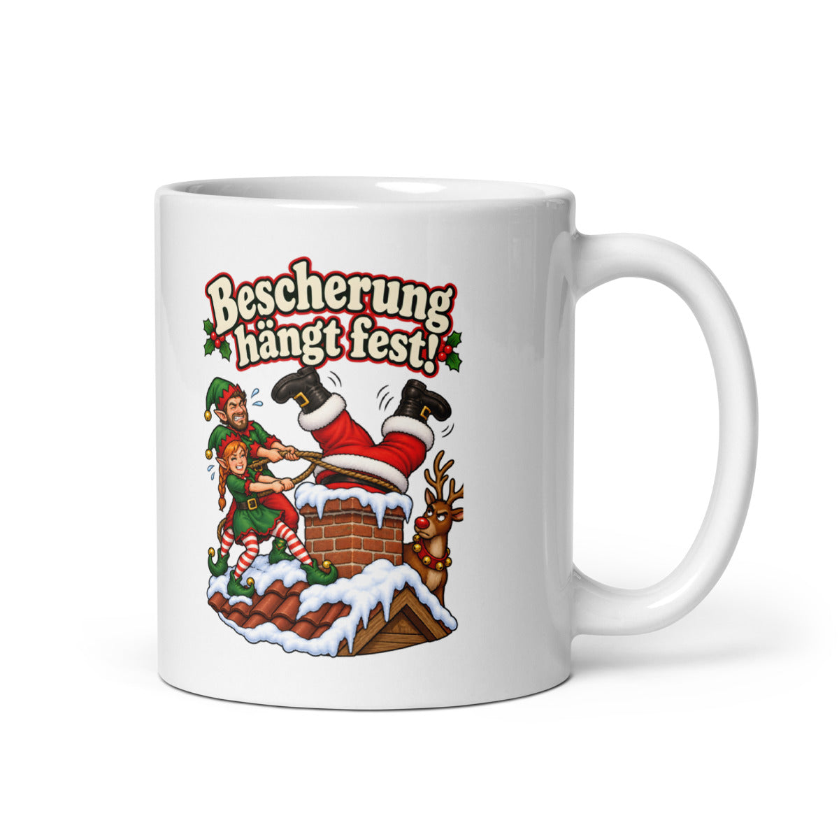 Bescherung hängt fest! – Tasse 11oz