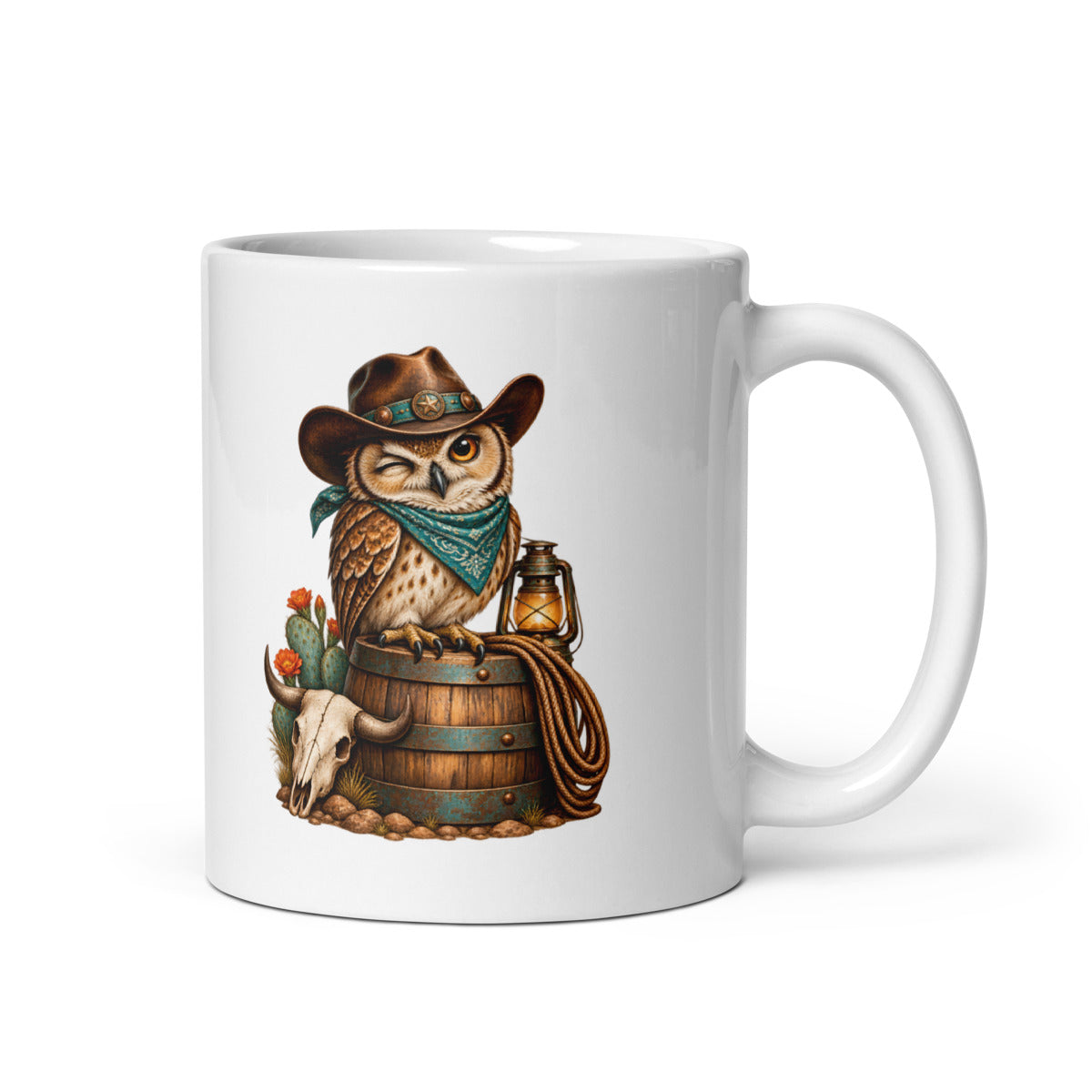 Saloon-Eule – Tasse 11oz