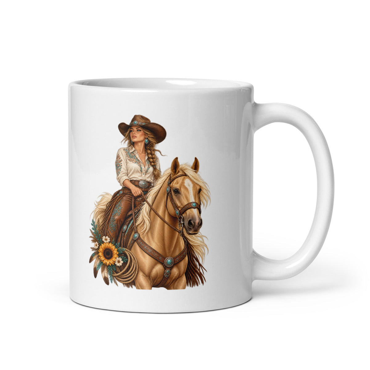 Cowgirl der Prärie – Tasse 11oz