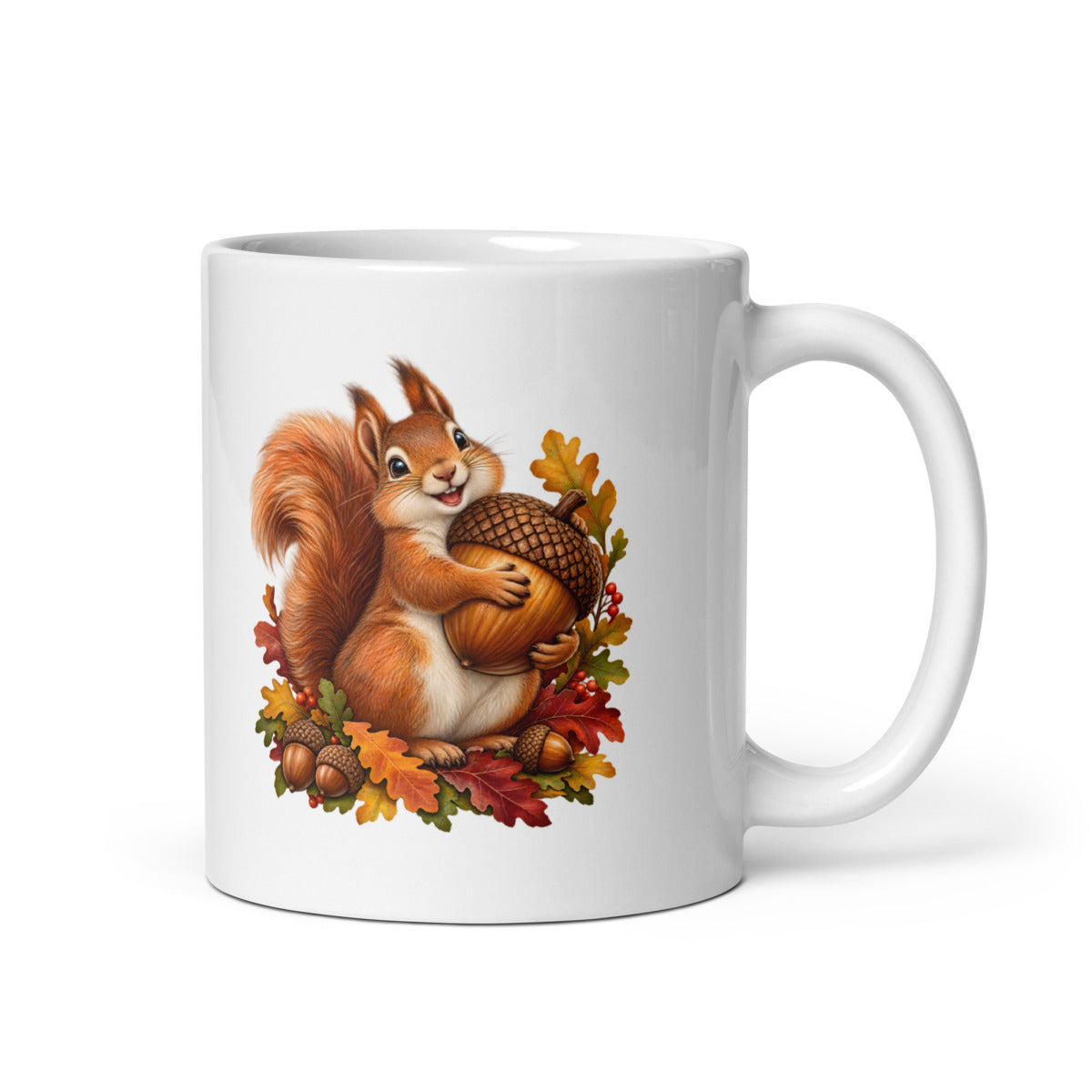 Eichhörnchen auf Vorrat – Tasse 11oz