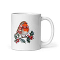Rotkehlchen im Frost – Tasse 11oz