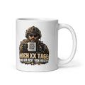 Soldat mit Kaffeetasse und Spruch – Tasse 11oz