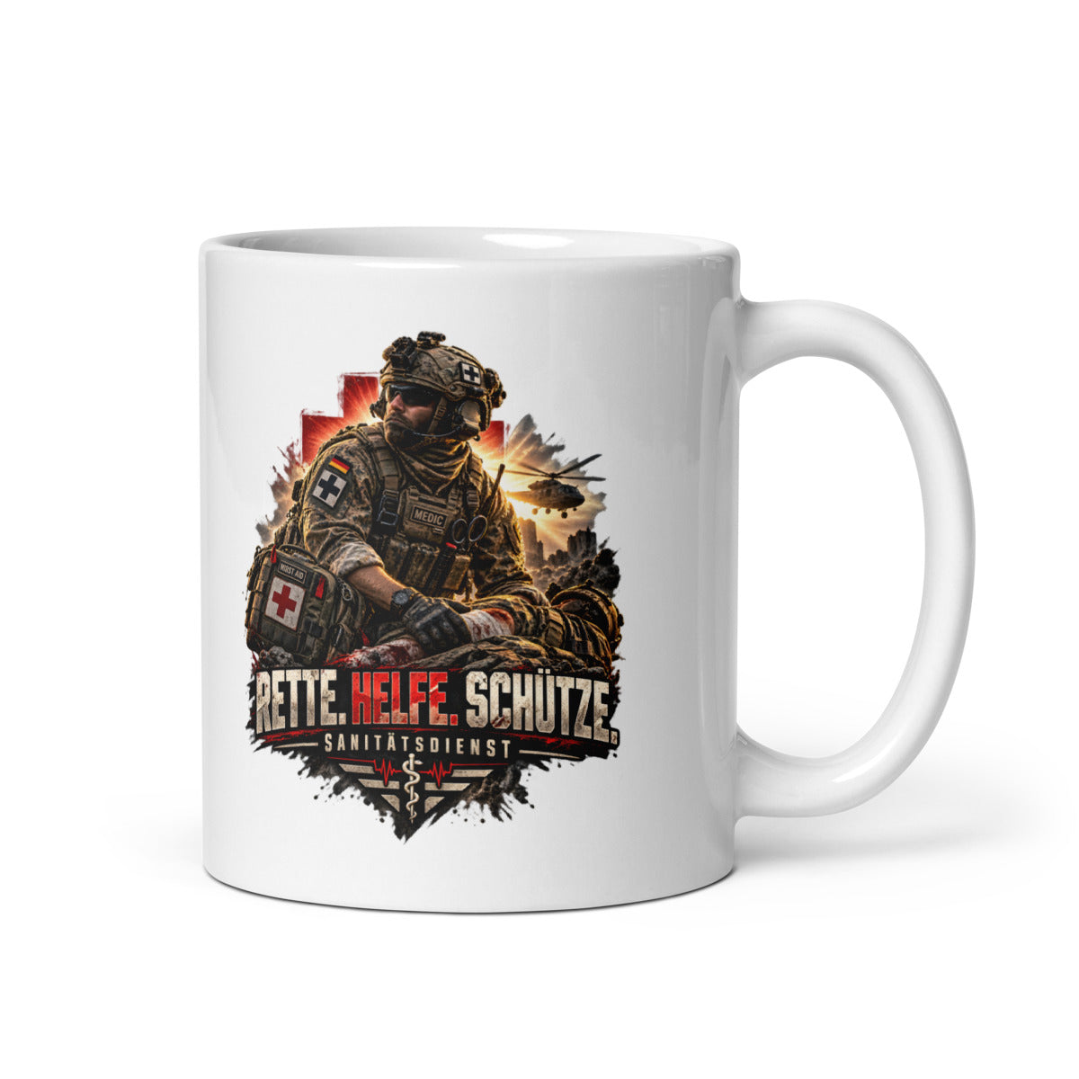 Sanitätsdienst Medic Rettung – Tasse 11oz