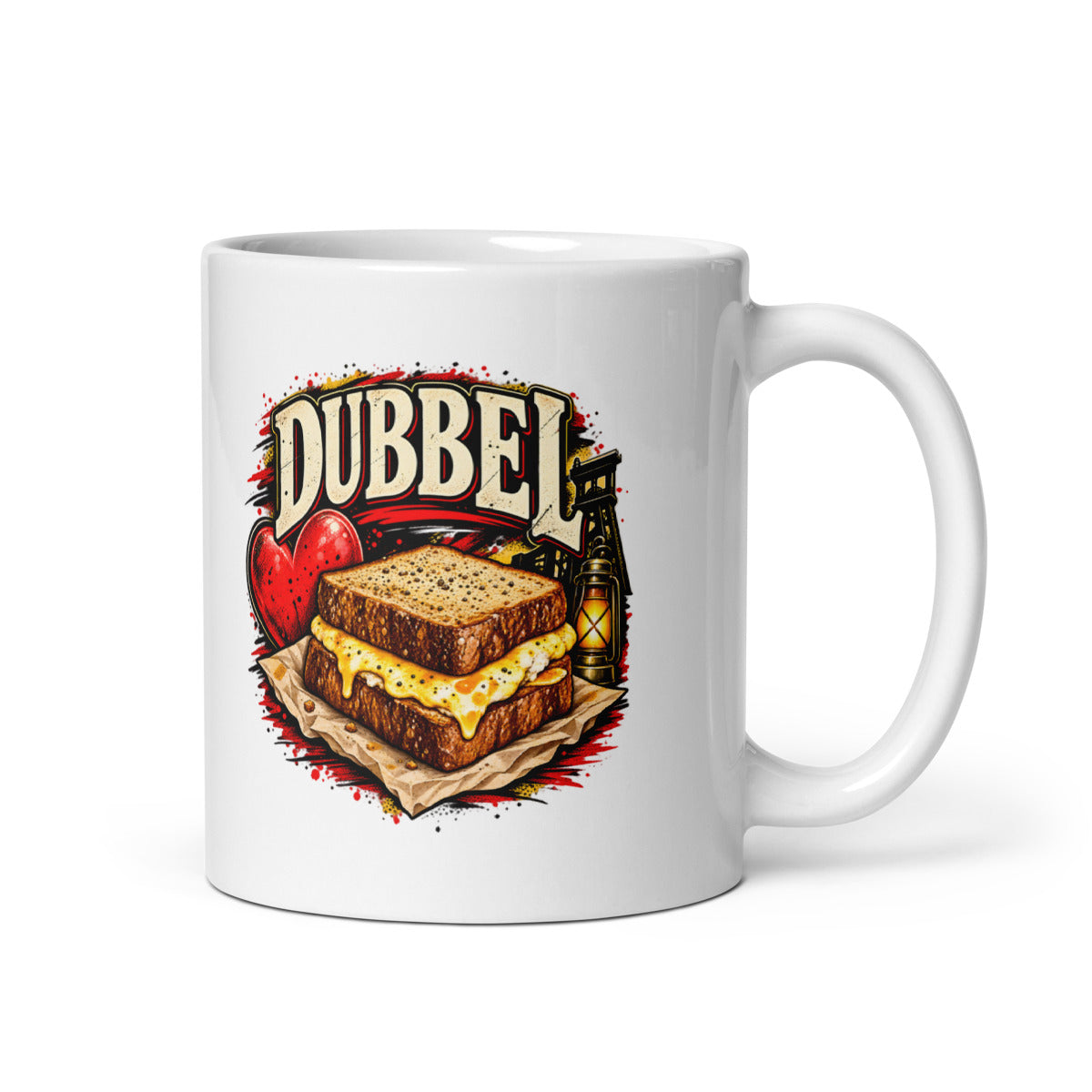 Dubbel Käse-Sandwich – Tasse 11oz