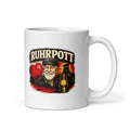 Ruhrpott Bergmann mit Herz und Grubenlampe – Tasse 11oz