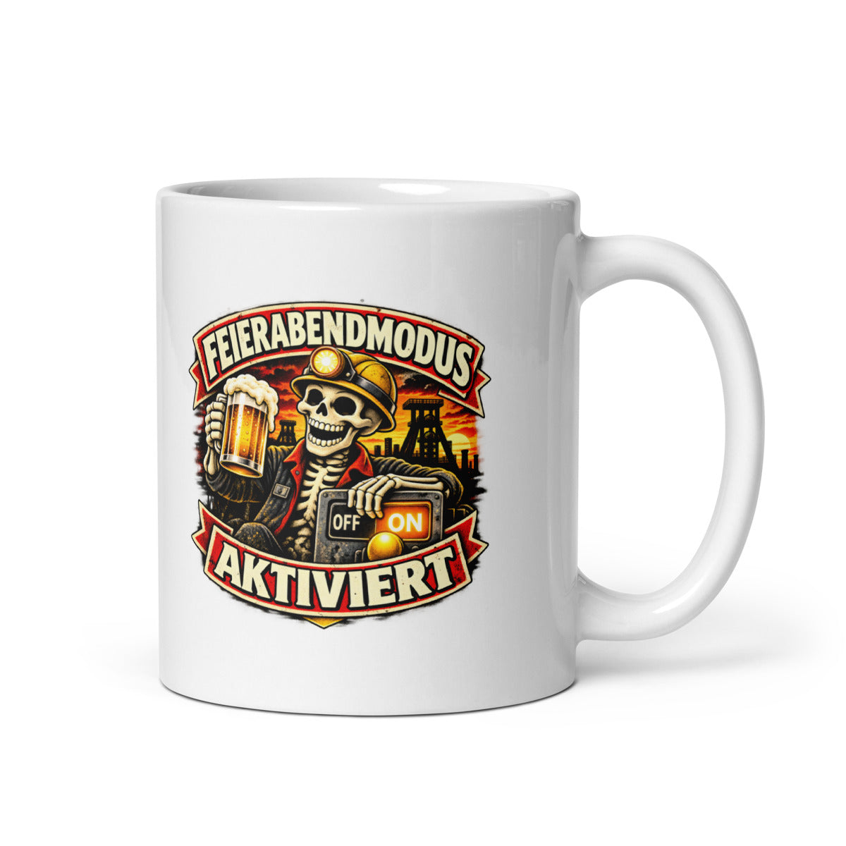 Feierabendmodus aktiviert – Tasse 11oz