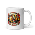 Schicht im Schacht Skelett Bergbau Bier – Tasse 11oz