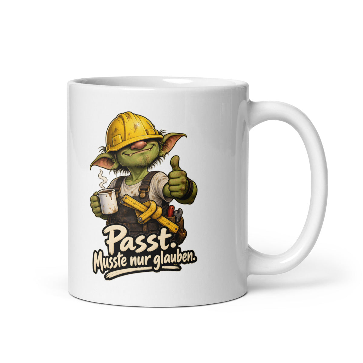 Baustellen-Kobold – Tasse 11oz