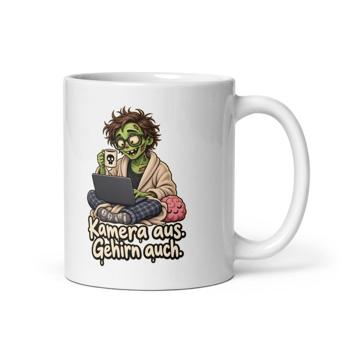 Zombie im Homeoffice – Tasse 11oz