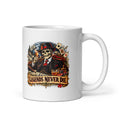 Skelett-Gangster mit Zigarre und Schriftzug – Tasse 11oz