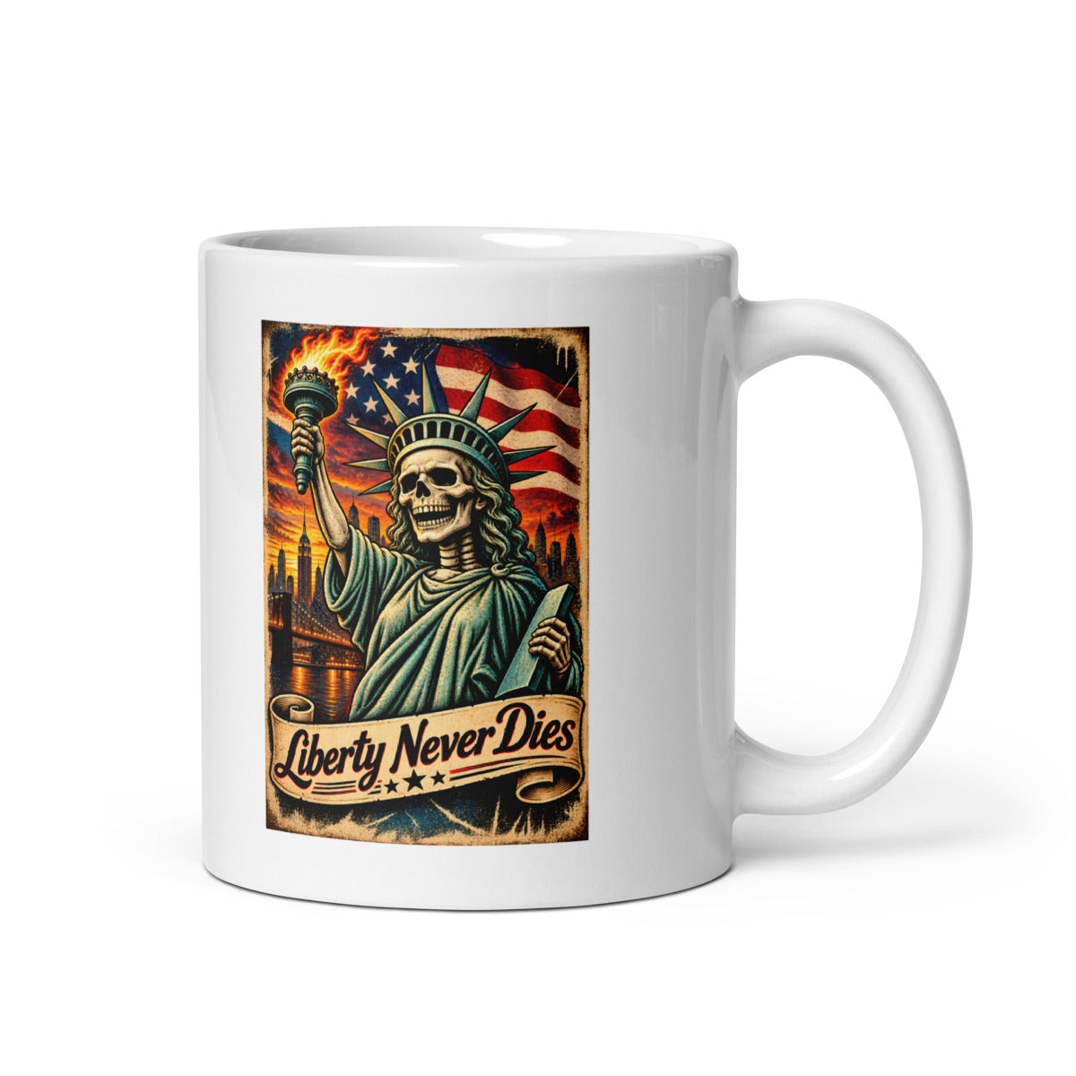 Liberty Never Dies – Tasse 11oz