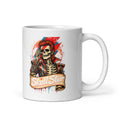 Skelett Rockstar mit Blitz-Make-up – Tasse 11oz